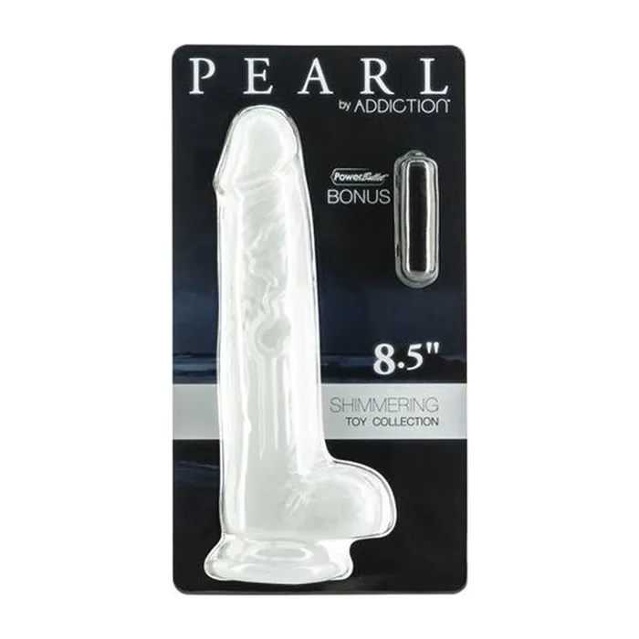 Addiction Dildos Pearl Dildo 85in Pearl White