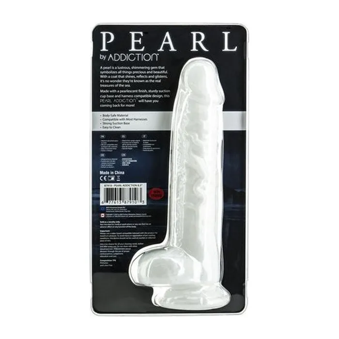 Addiction Dildos | Pearl Dildo 8.5in Pearl White