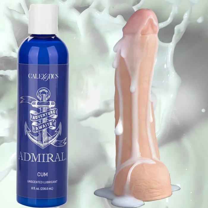 Admiral Cum Unscented Lubricant Fake Sperm Personal Sex Lube Jizz Spunk 236ml Calexotics Sexual Health Wellbeing