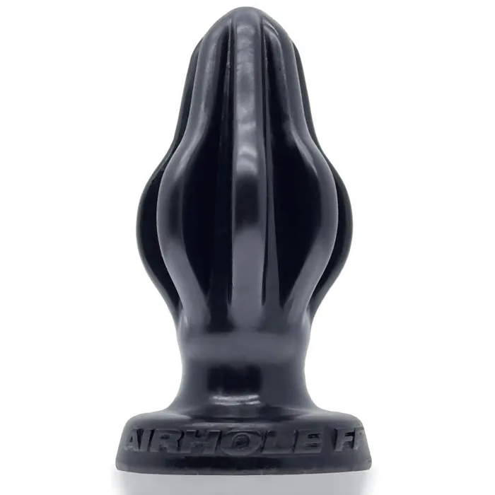 Airhole2 Finned Buttplug Black OxBalls Anal