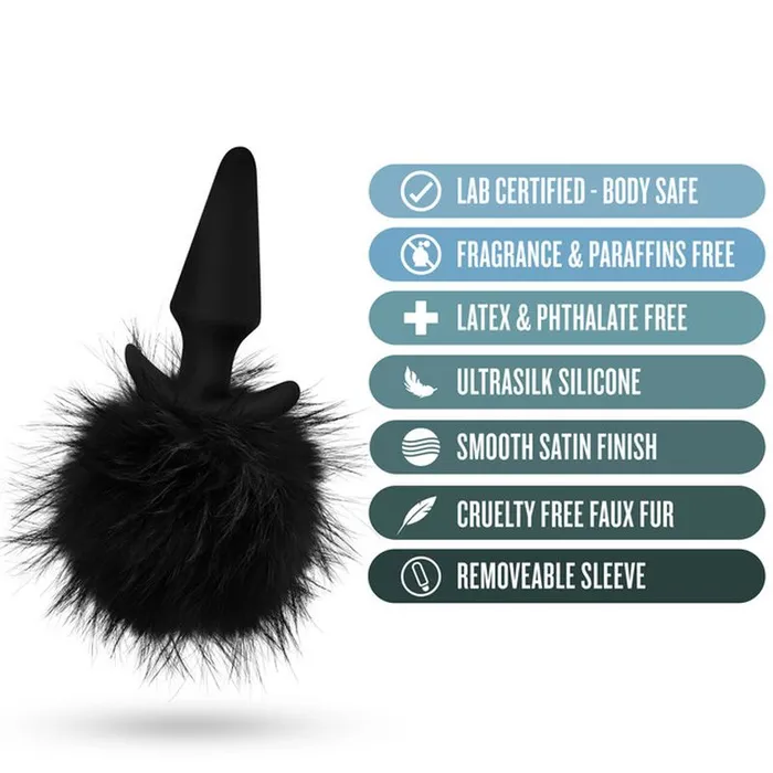 Anal Adventures Platinum Rabbit Tail Plug | Anal Adventures Male Sex Toys