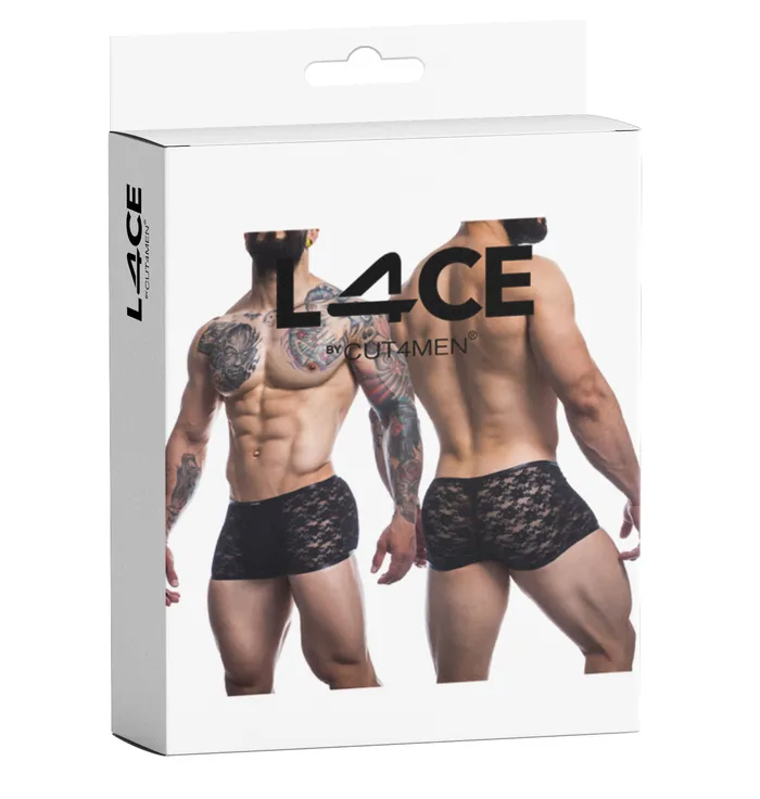 Anal Cut For Men L4CE Trunk Black MEDIUM