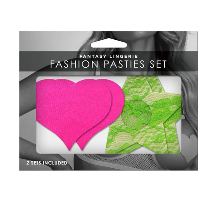 Anal GLOW Fashion Pasties Set Fantasy Lingerie