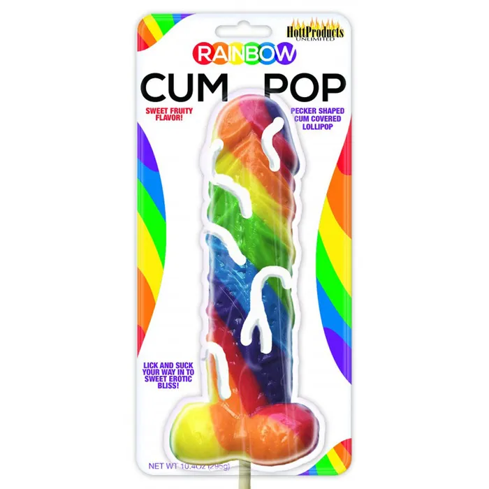 Anal Hott Products Rainbow Cum Pops Lollipop