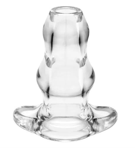 Anal Perfect Fit Double Tunnel Plug Medium Clear