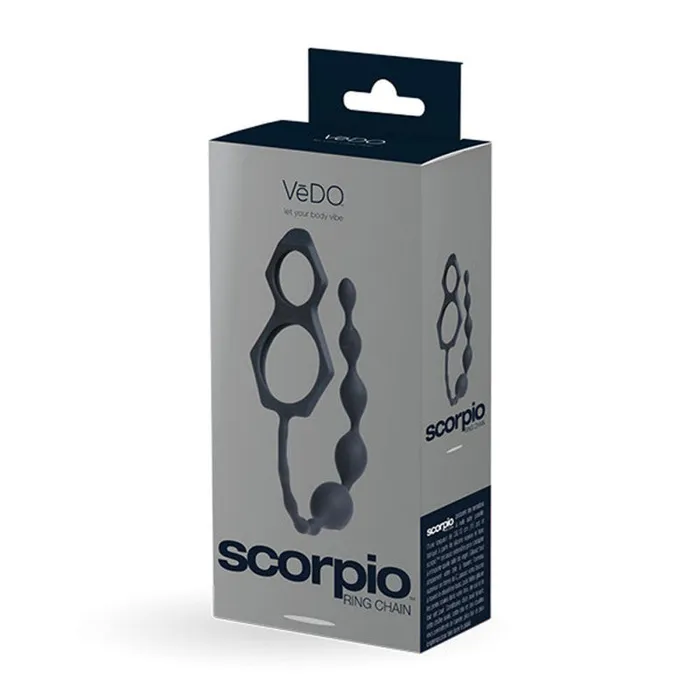 Anal VeDO Scorpio Ring Chain Black