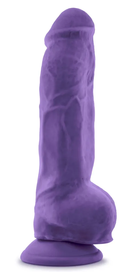 Au Naturel Bold Big Boy 10 Inch Dildo Purple Blush Novelties Dildos