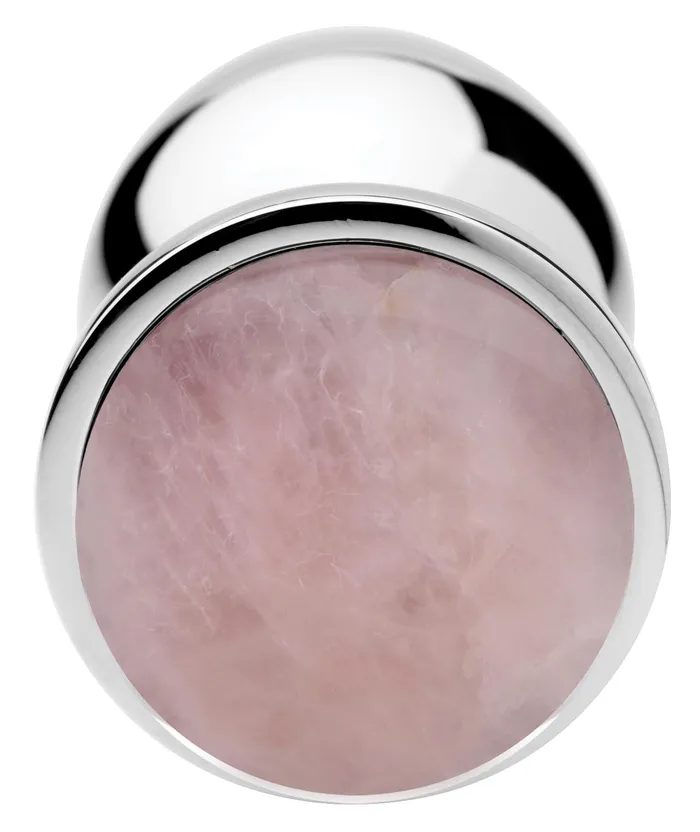 Authentic Rose Quartz Gemstone Anal Plug | Booty Sparks Male Sex Toys