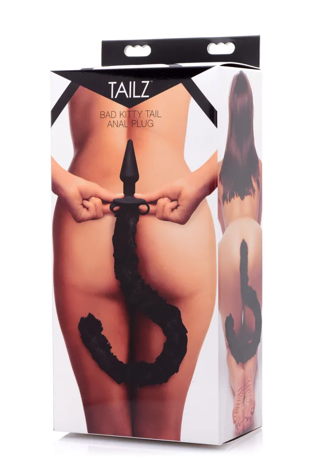 Bad Kitty Silicone Cat Tail Anal Plug Tailz Male Sex Toys