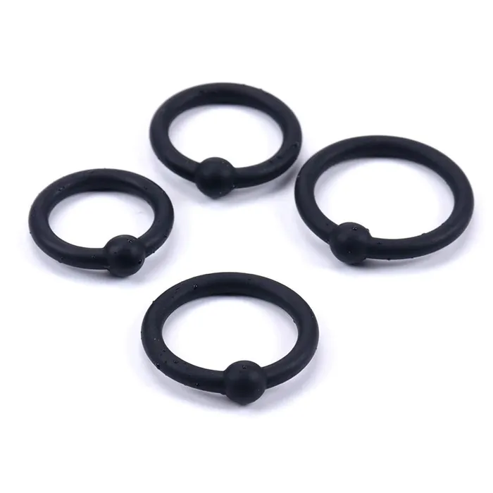 BeBuZZed Titan 4 Pack Rubber Cock Rings | BeBuZZed Dildos