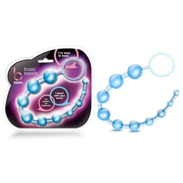 Blush Novelties Anal B Yours Basic Beads Blue 32 cm 1275 Anal Beads