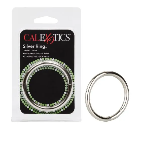 CalExotics Male Sex Toys Silver Ring Large