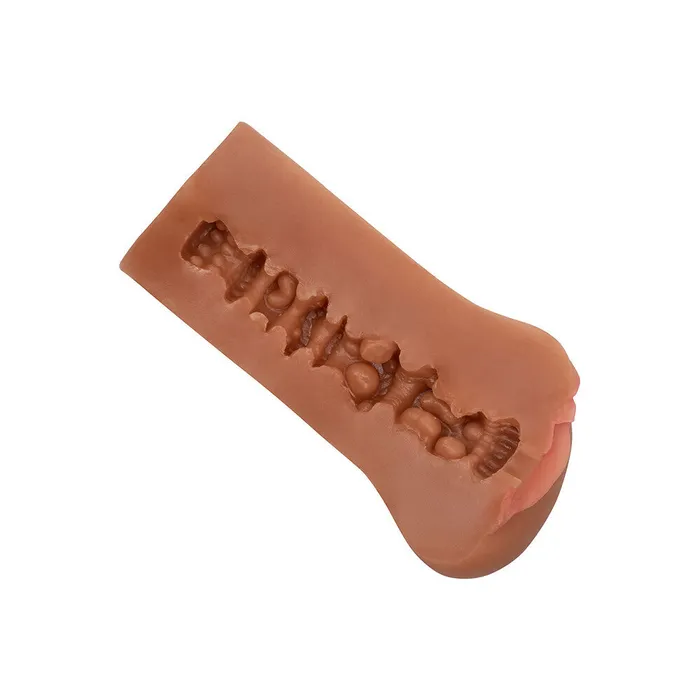 California Exotic Male Sex Toys | Boundless Vulva Masturbator Flesh Brown