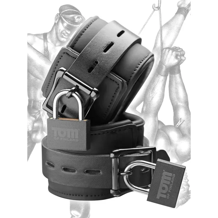 Couples Tom of Finland Neoprene Wrist Cuffs Tom Of Finland