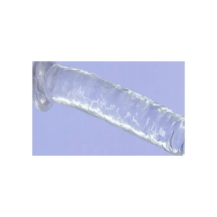 Crystal Dildo Straight 7in Clear | Addiction Dildos