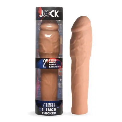 Curve Toys Male Sex Toys JOCK Extra Thick 2 Penis Extension Sleeve Medium