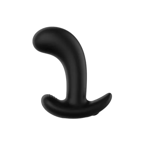 Curved Vibrating Plug Black Forto Anal