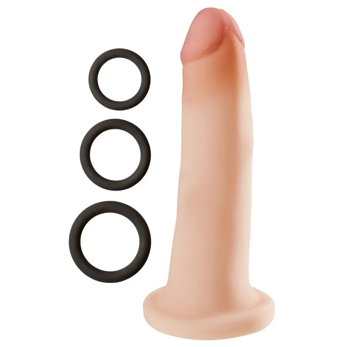 Dildos Cloud 9 Novelties Cloud 9 Novelties Dual Density Real Touch 7 Inch With No Balls Flesh