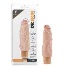 Dildos Dr Skin DR SKIN COCK VIBE 9 7 INCH VIBRATING COCK BEIGE