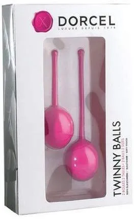 Dildos Marc Dorcel Dorcel Twinny Balls 2 Kegel Ball Set Pink