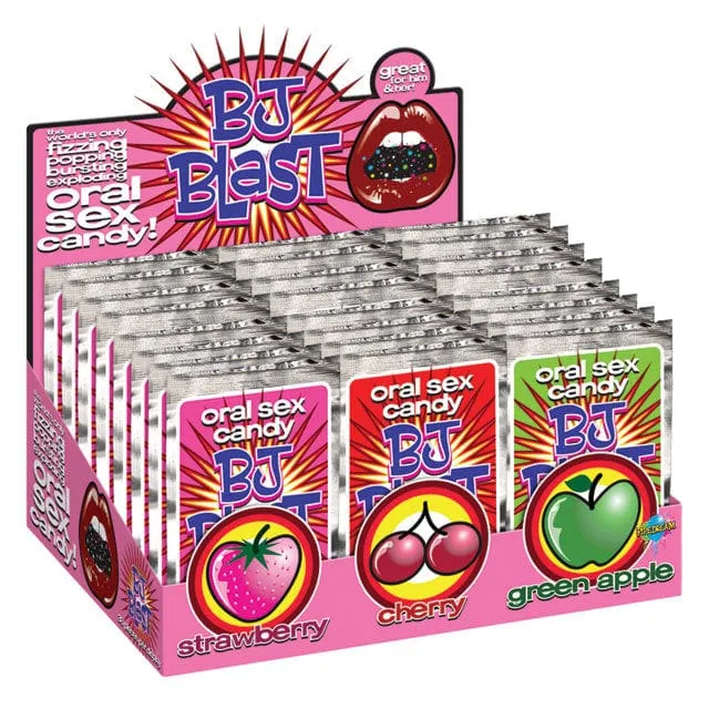 Enhancers BJ Blast Assorted Popping Candy for Explosive Oral Fun Sex Supply Shop