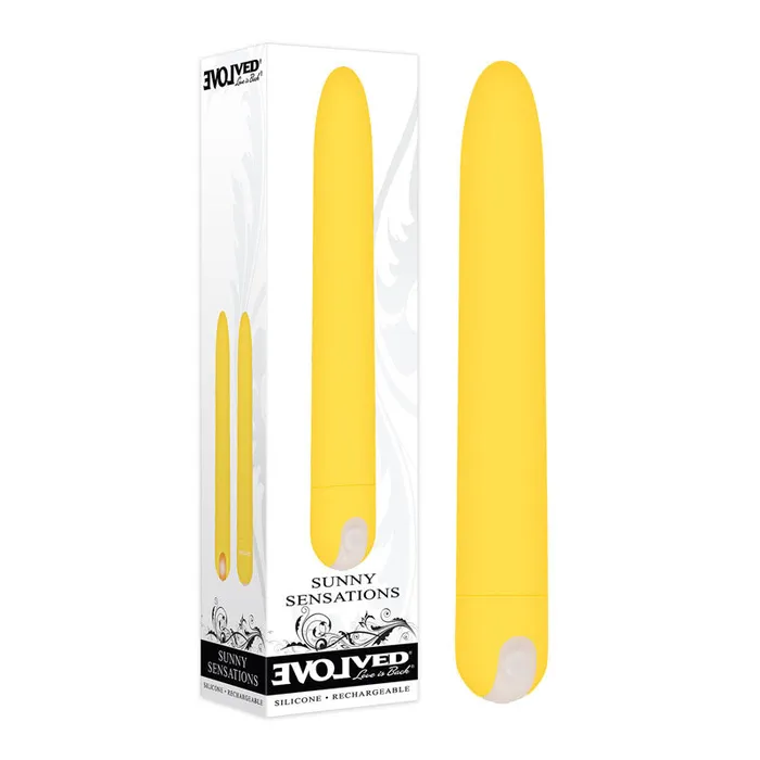 Evolved Vibrators | Evolved Sunny Sensations - Yellow 18.6 cm USB Rechargeable Vibrator Evolved Vibrators | Evolved Sunny Sensations - Yellow 18.6 cm USB Rechargeable Vibrator