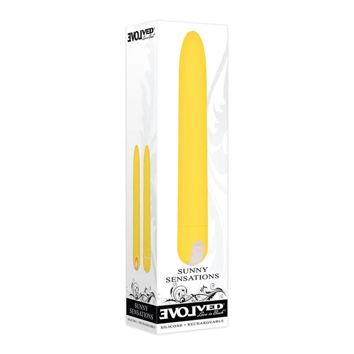 Evolved Vibrators | Evolved Sunny Sensations - Yellow 18.6 cm USB Rechargeable Vibrator Evolved Vibrators | Evolved Sunny Sensations - Yellow 18.6 cm USB Rechargeable Vibrator