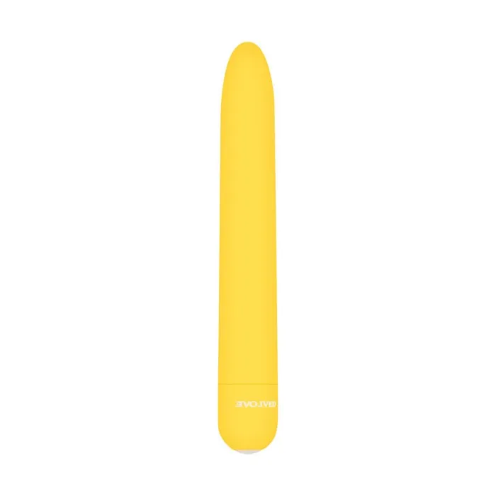 Evolved Vibrators | Evolved Sunny Sensations - Yellow 18.6 cm USB Rechargeable Vibrator Evolved Vibrators | Evolved Sunny Sensations - Yellow 18.6 cm USB Rechargeable Vibrator