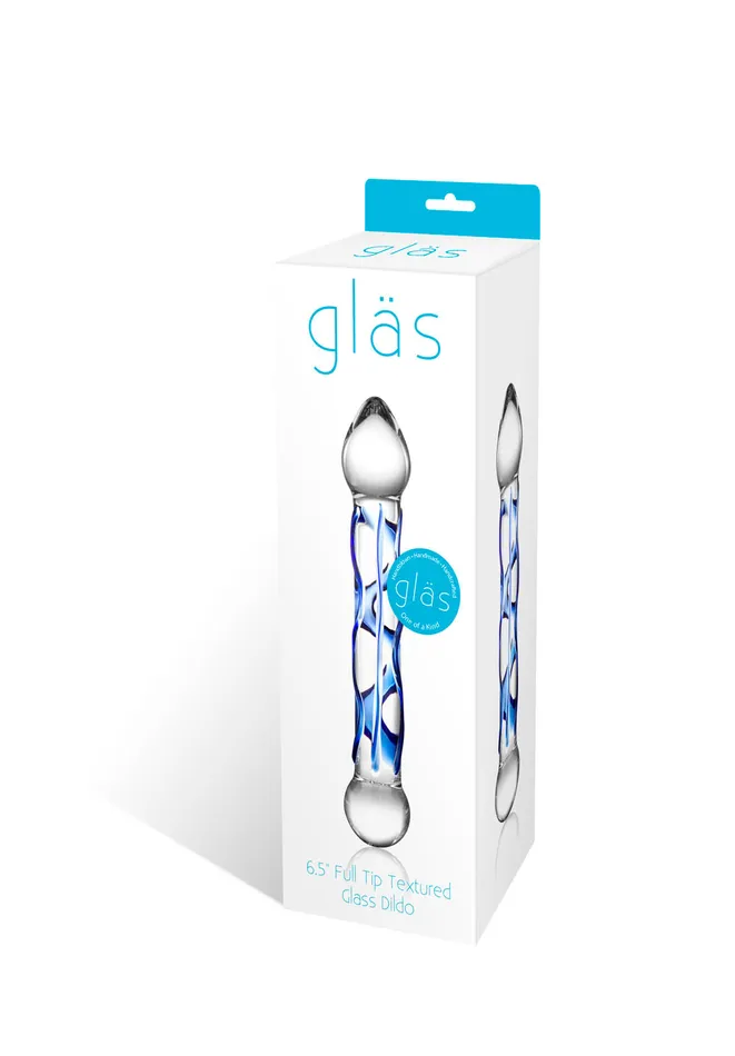 Glas Dildos 65 Inch Full Tip Textured Glass Dildo