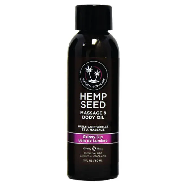 Hemp Seed Massage Body Oil Earthly Body Couples