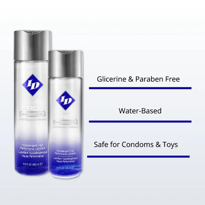 ID Free Hypoallergenic Waterbased Lubricant 65ml | ID Lube Lubricants