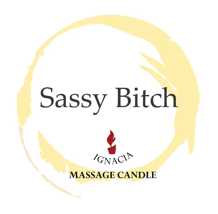 Ignacia Couples Massage Candle Sassy Bitch 150g