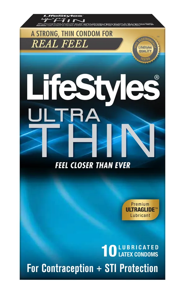 Lifestyles Ultra Thin 10 Pack Sale Male Sex Toys