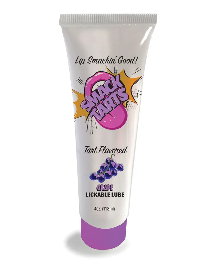 Little Genie Smack Tarts 4oz Lickable Flavored LubricantGrape Lubricants