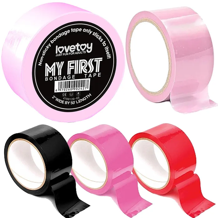 Lovetoy 15m Fetish Bondage Tape NonSticky Restraints Tie BDSM Handcuffs Sex Toy Lovetoy Couples