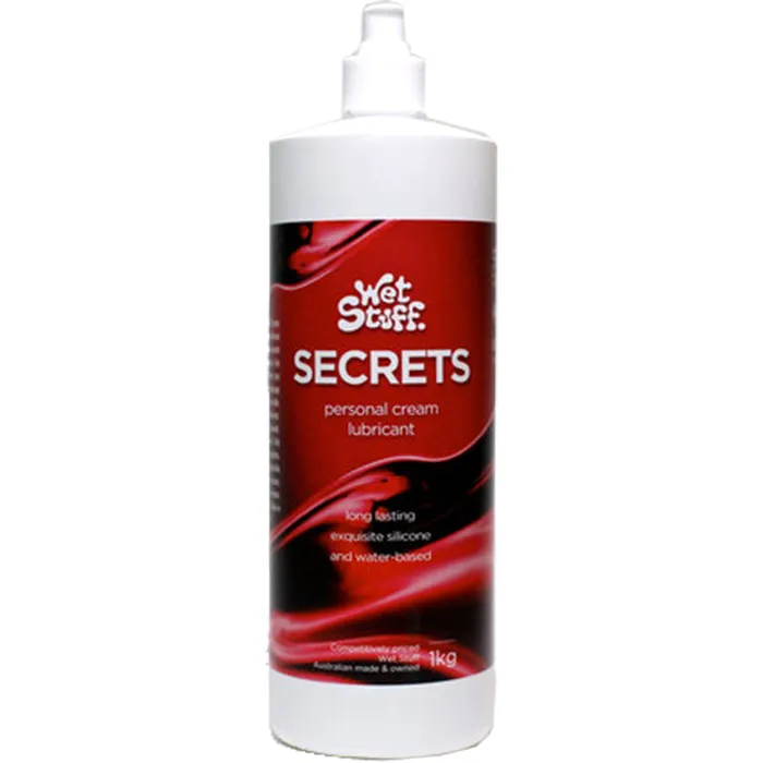 Lubricants Wet Stuff Secrets Personal Lubricant Hybrid Gel Works