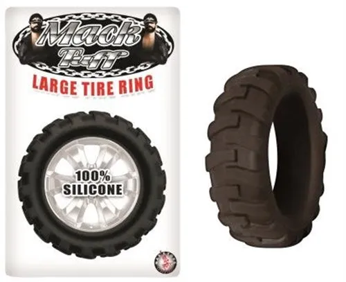 Mack Tuff Large Tire Ring Black Nasstoys Anal