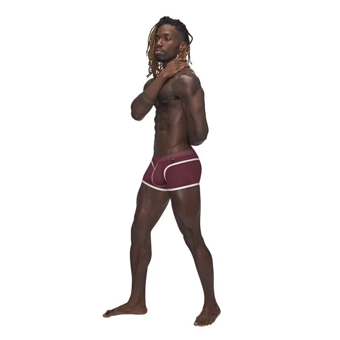 Male Power Sport Mesh Mini Short Burgundy | Male Power Male Sex Toys