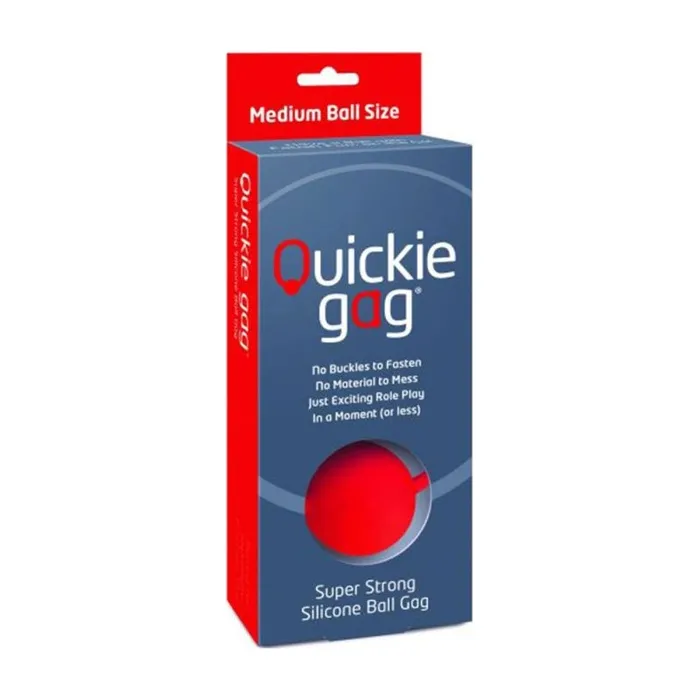 Male Sex Toys CreativeC Quickie Gag Medium Ball Red