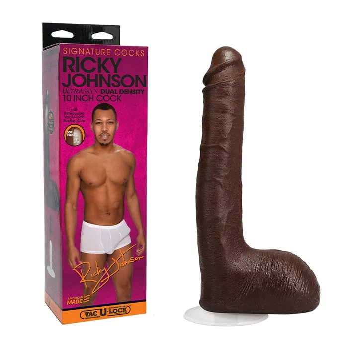 Male Sex Toys Doc Johnson Signature Cocks R Johnson 10in ULTRA Co Realistic Replica Cock