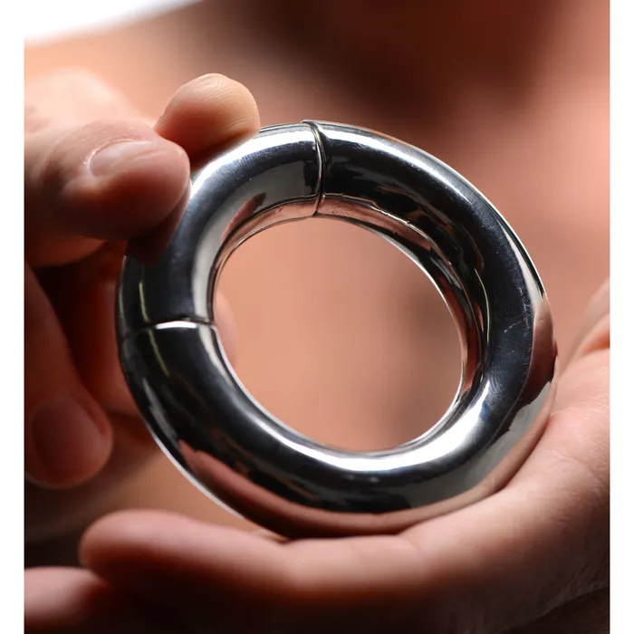 Male Sex Toys Magnetize Stainless Steel Magnetic Ball Stretcher Master Series