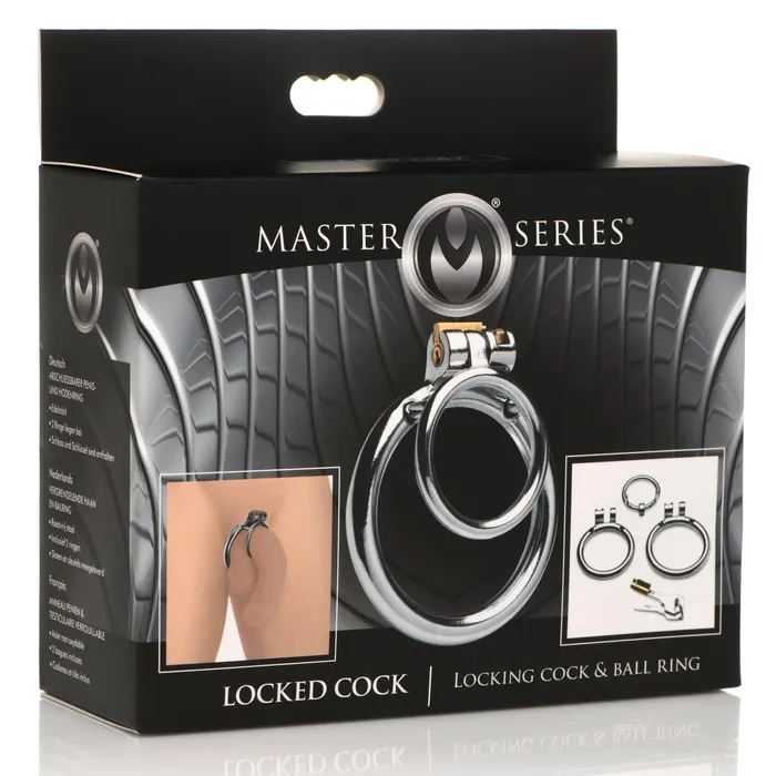 Male Sex Toys | Master Series Locking Cock and Ball Ring