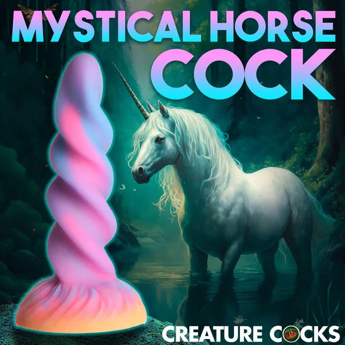 Moon Rider Glow-in-the-dark unicorn Dildo | Creature Cocks Dildos