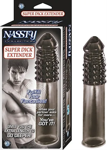 Nassty Collection Super Dick Extender Black Nasstoys Anal