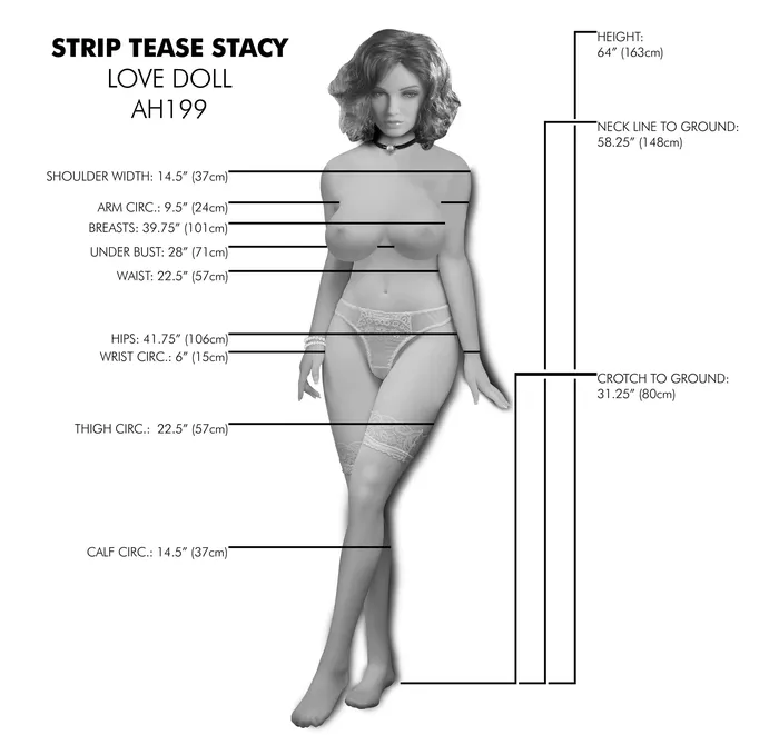 Nextgen Dolls Male Sex Toys | Strip Tease Stacy Love Doll