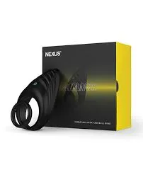 Nexus Couples | ENHANCE VIBRATING COCKI AND BALL RING BLACK