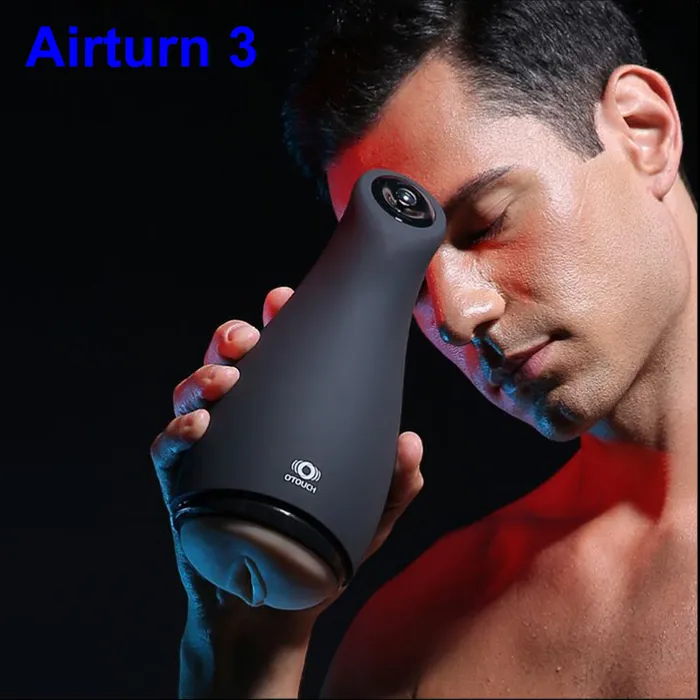 OTouch Male Sex Toys | Otouch Airturn 3 Suction Masturbator Vibrating Pocket Pussy Male Sucker Sex Toy