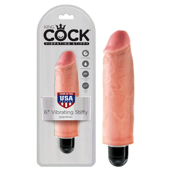 Pipedream Dildos King Cock 6 Vibrating Stiffy