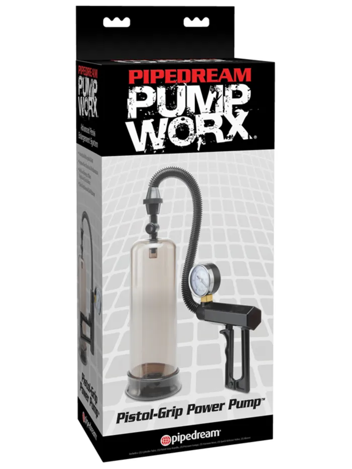 Pipedream Male Sex Toys Pump Worx Pistol Grip Power Penis Pump