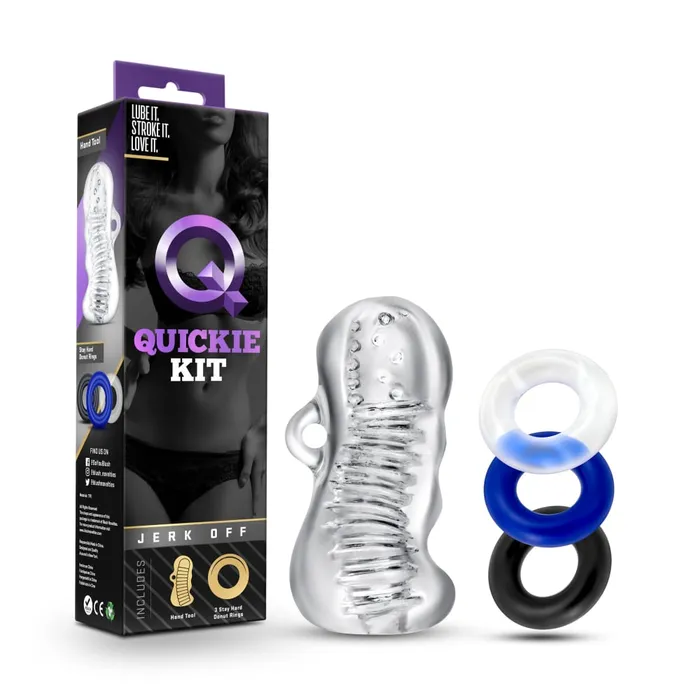 Quickie Kit Jerk Off Clear Quickie Kit Anal